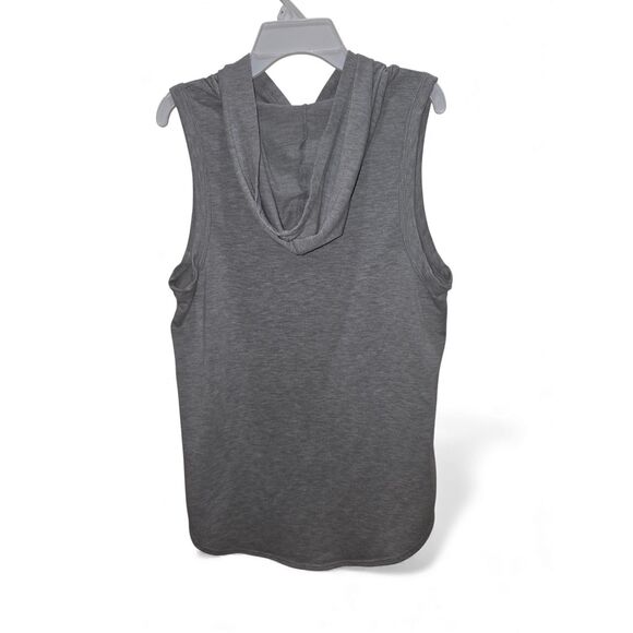 Madrag Sleeveless Graphic Hoodie Size Small Gray Pre-Owned Teen Adult - Picture 7 of 8